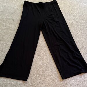 J. Jill Classic Black Wide-Leg Pants